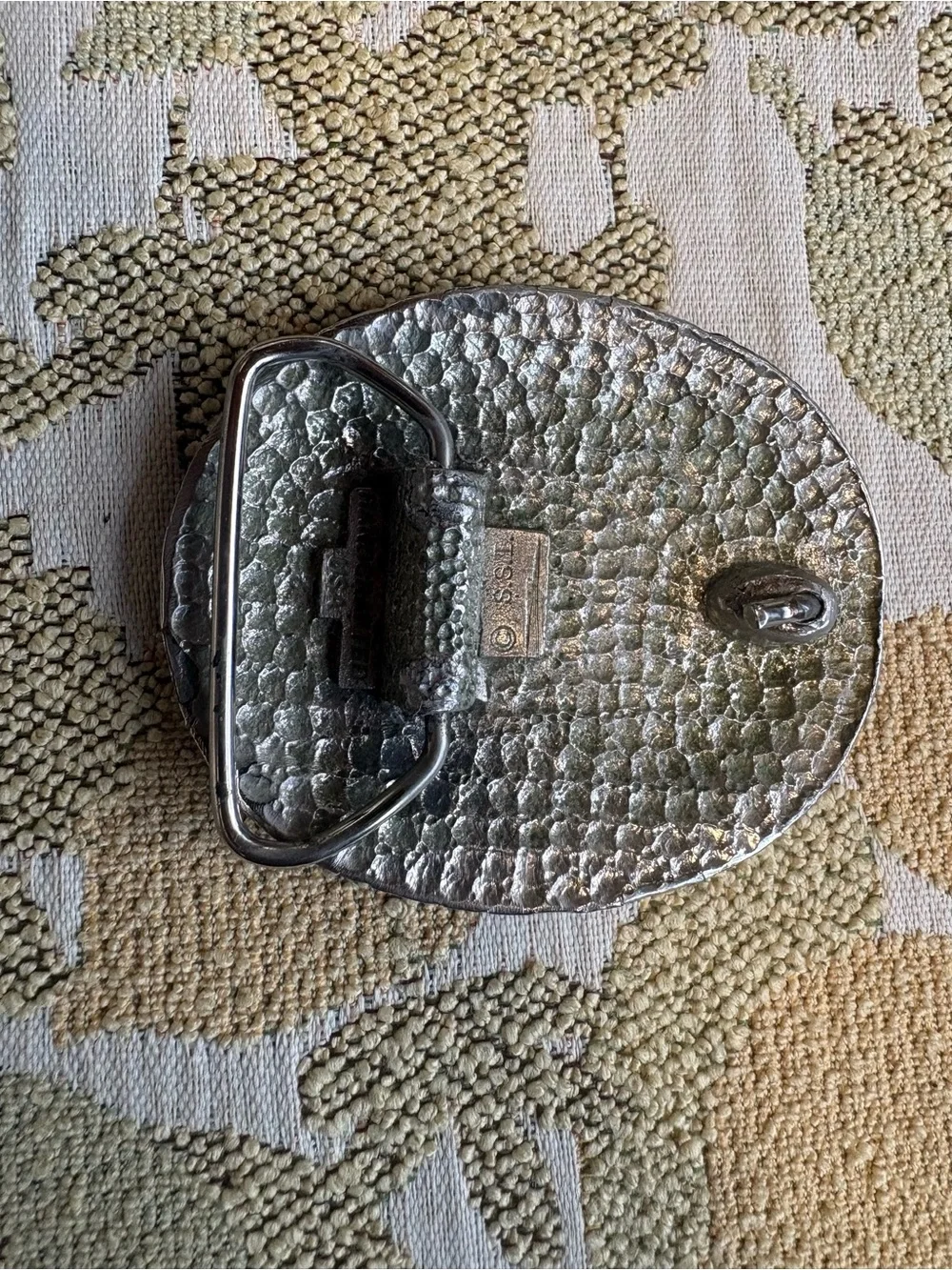 Turquoise Inlay Eagle Belt Buckle